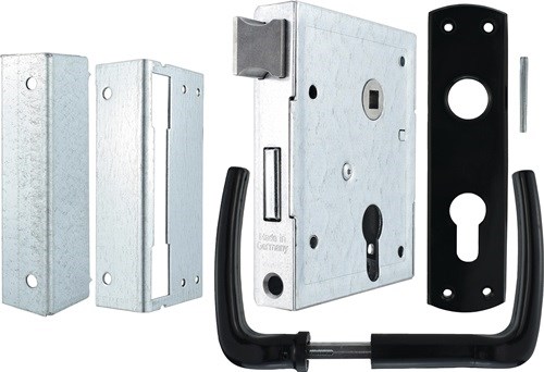 BEVER 89PK Universal-Kastenschloss  DIN links / rechts PZ hebende Falle 60 mm