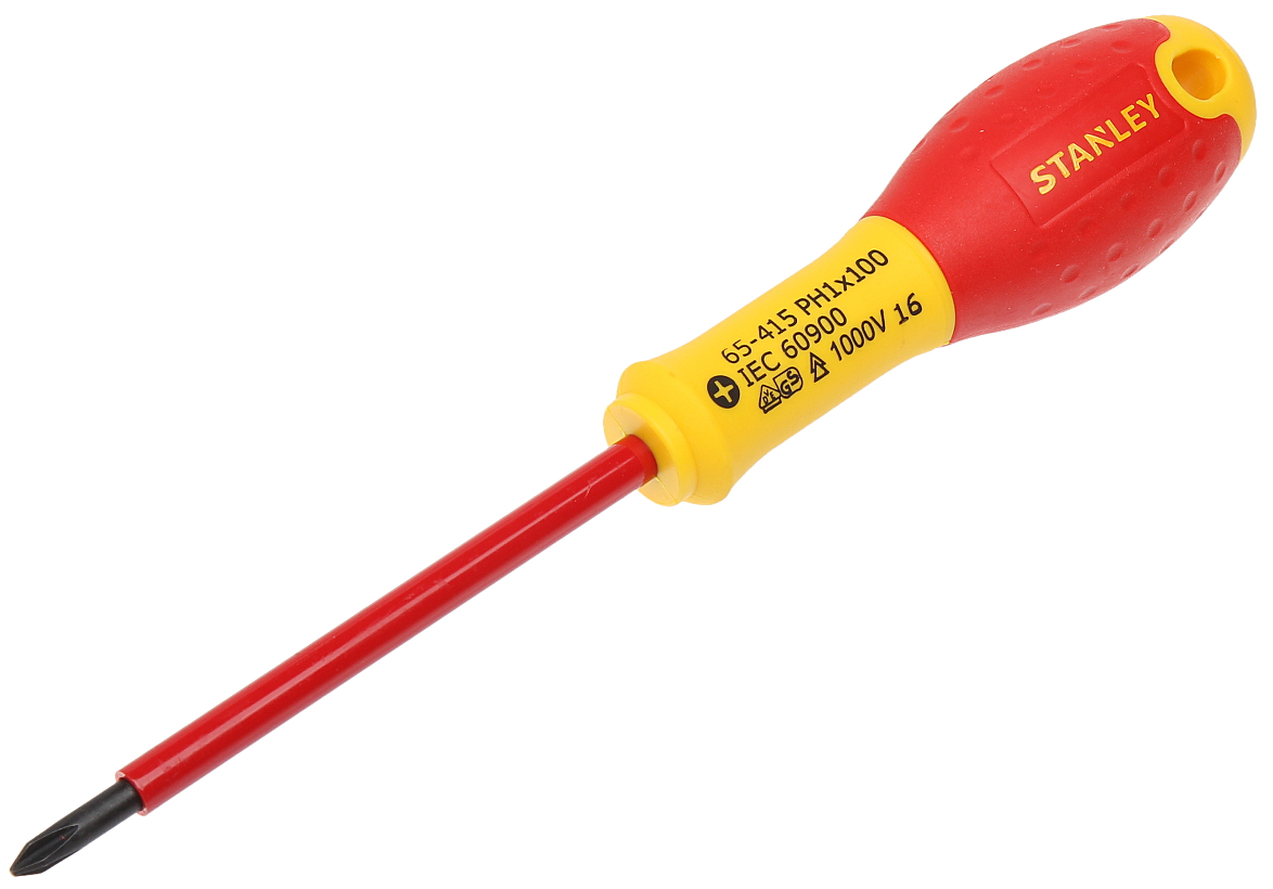 Stanley 0-65-415 Schraubendreher FatMax isol. PH1 100mm