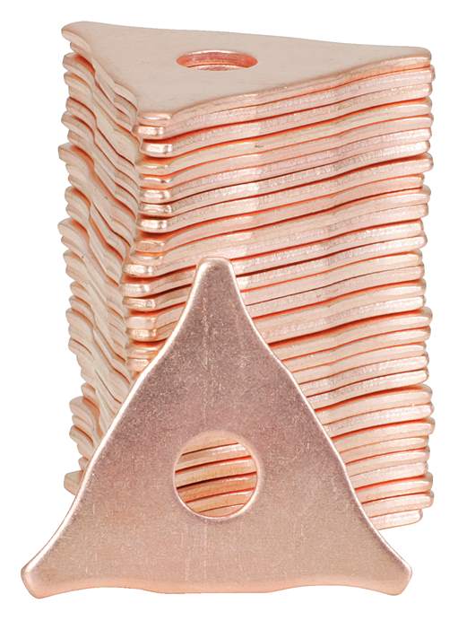 KS Tools 500.8596 Dreispitz-Lochscheiben verkupfert 1000-Pack