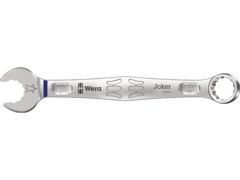 WERA 5020207001 Ringmaulschlüssel 6003 Joker SW 16 mm Länge 182 mm Form A CV-Sta