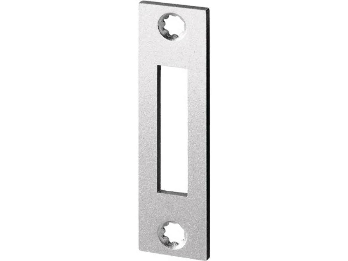BKS S4120026 Flachschließblech S412 silber käntig Stulpbreite 24 mm