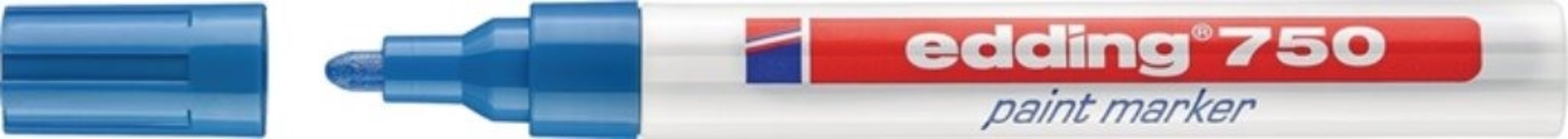 EDDING 4-750003 Lackmarker 750 blau Strichbreite 2-4 mm Rundspitze