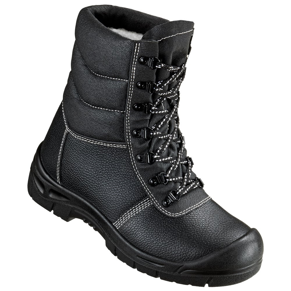 Gr .45 *SAALFELD* WINTERSCHNÜRSTIEFEL schwarz *SAALFELD* Safety winter laced boo