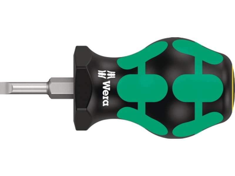 WERA 5008841001 Schraubendreher 335 Stubby Schneidenbreite 4 mm Klingenlänge 24,