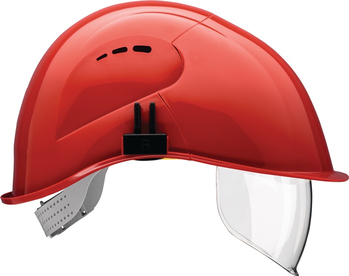 VOSS 12903002 Schutzhelm VisorLight karminrot Polyethylen EN 397