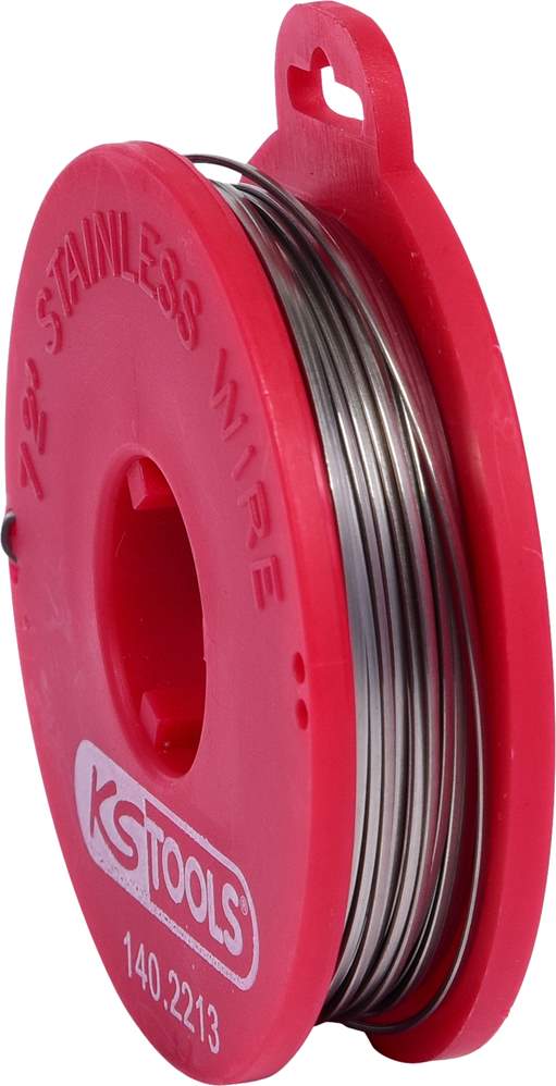 KS Tools 140.2213 Scheiben-Schneidedraht, 3-kant, 21 m