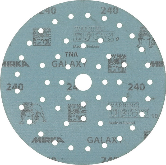 MIRKA FY6M105025 Haftschleifscheibe GALAXY Grip Multifit 150 mm Körnung 240 für