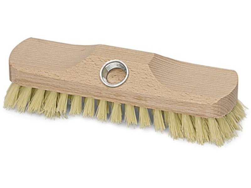 Schrubber Kunststoff-Fibre Länge 220 mm Holzkörper m. Gewinde