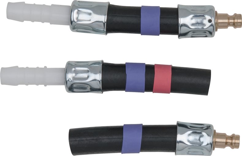 KS Tools 150.1872 Adapter-Satz 3-tlg. Ø10,0 mm (lila)