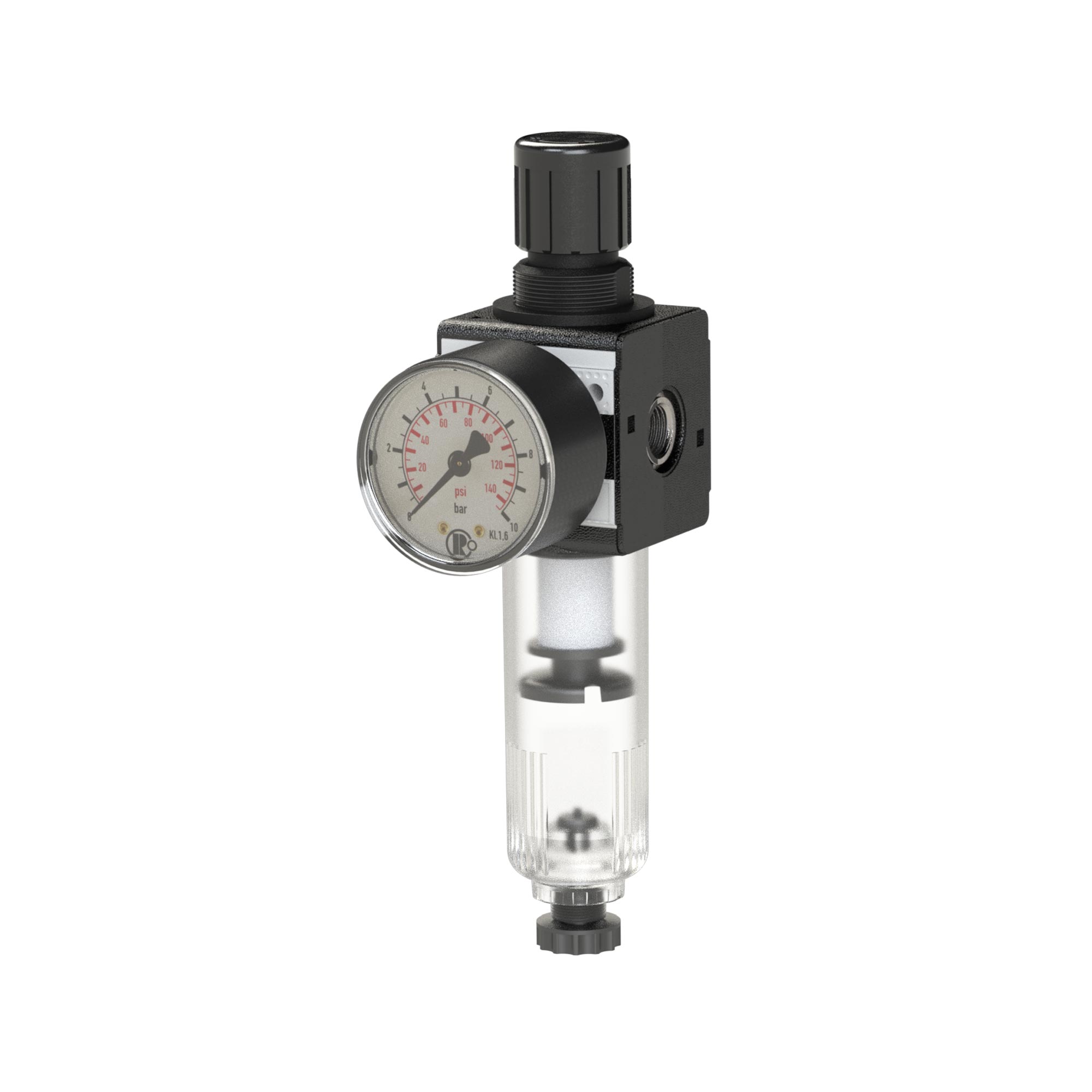 RIEGLER 100478 Filterregler MULTIFIX Gewinde mm 19,17 BG III G 1/2 '' 0,5 - 10 b