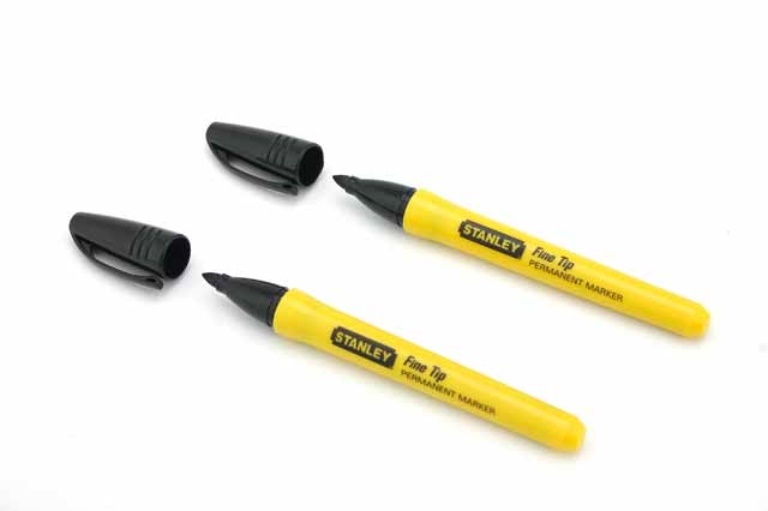 Stanley 0-47-316 Permanentmarker Stanley schwarz fein 2St