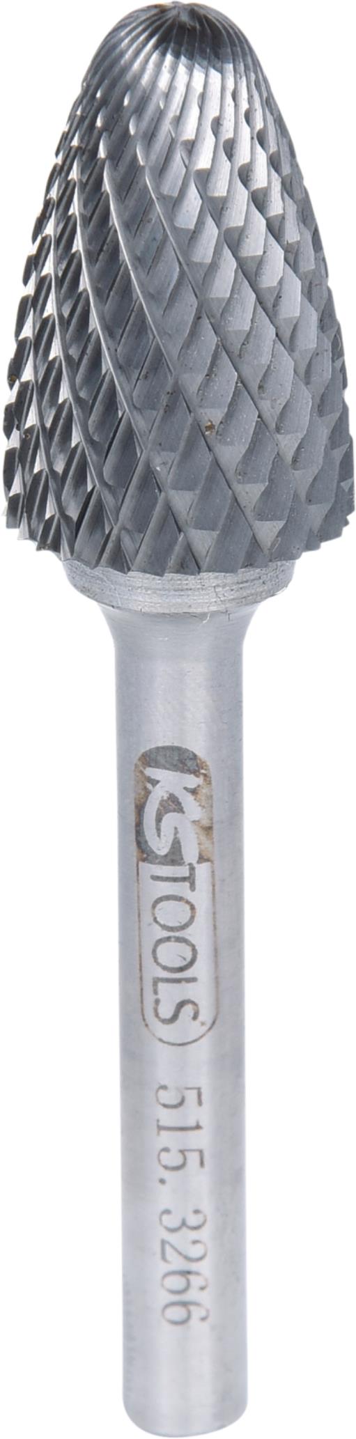 KS Tools 515.3266 HM Rundbogen-Frässtift Form F, 16mm