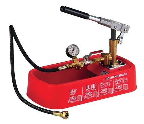 ROTHENBERGER 61130 Prüfpumpe RP 30 0 - 30 bar R 1/2 '' Saugvolumen pro Hub ca. 1