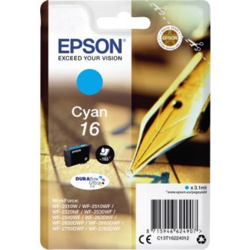 Epson Tintenpatrone C13T16224012 3,1ml cyan