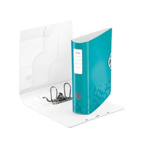 Leitz Ordner Active WOW 11060051 DIN A4 80mm Polypropylen eisblau