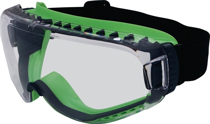PRO FIT 8114 Vollsichtschutzbrille T-Spex 8114 EN 166, EN 170 Rahmen schwarz/grü