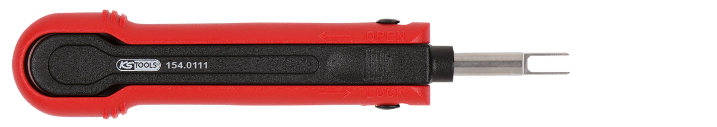 KS Tools 154.0111 Entriegelungswerkzeug für Flachsteckhülsen 1,6 mm
