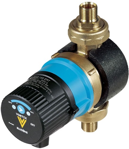 VORTEX 433-111-061 Brauchwasserpumpe BlueOne 155 V ERT mit Verschr. 1/2Z / LF15,