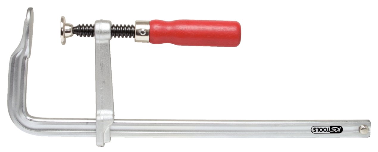 KS Tools 145.0230 Ganzstahl-Schraubzwinge, 120x600mm