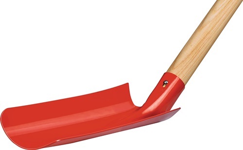 IDEAL 4130102 Rinnenschaufel Ruhr Brillant 1 Blattmaß 300 x 90 mm Eschenstiel