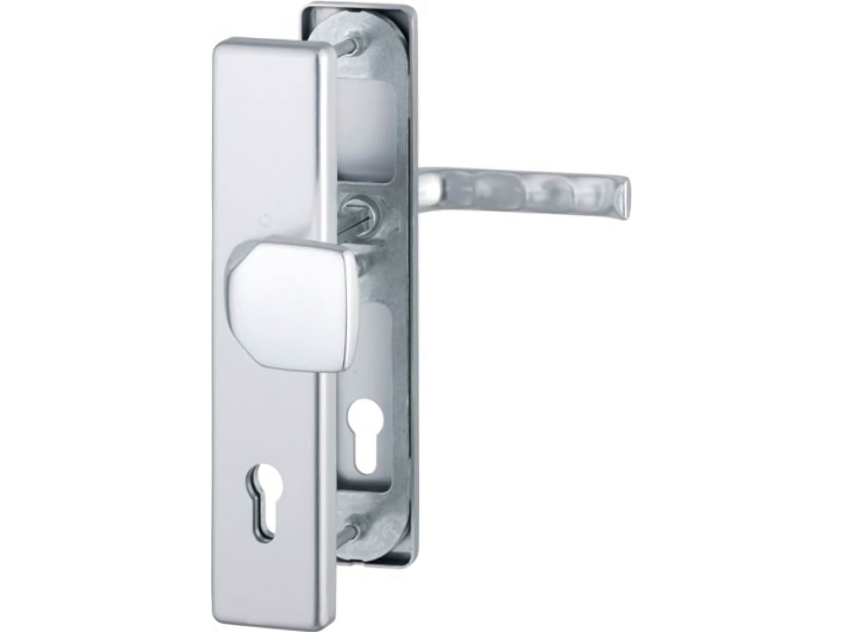 HOPPE 3673091 Schutzgarnitur London 61G/2221/2210/113 Aluminium F1 92 mm 67-77 m