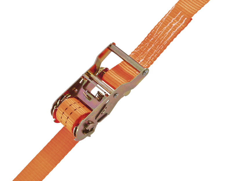 Gr .6 Meter RATSCHEN-ZURRGURT, 1-TEILIG orange CARGO LASHING BELT, 1 PART