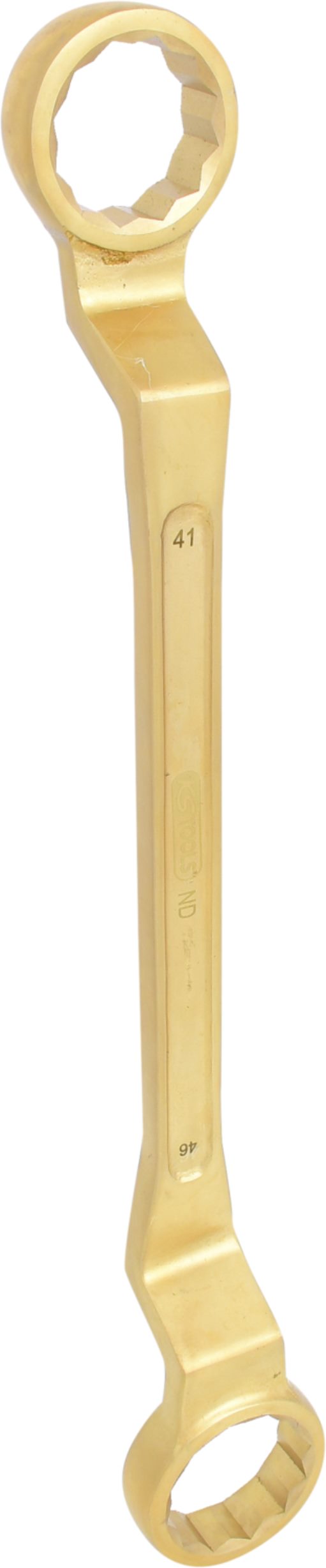 KS Tools 963.7427 BRONZEplus Doppel-Ringschlüssel gekröpft 41x46 mm