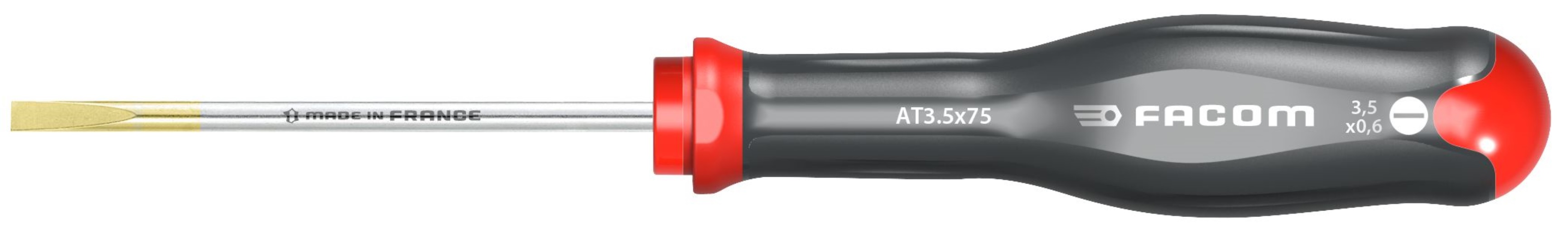 Facom AT3.5X75 Schraubendreher PROTWIST Schlitz 3,5mm