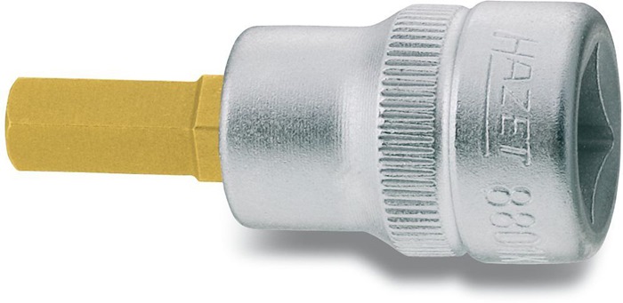 HAZET 8801K-6 Steckschlüsseleinsatz 8801K 3/8 '' 6-kant Schlüsselweite 6 mm Läng