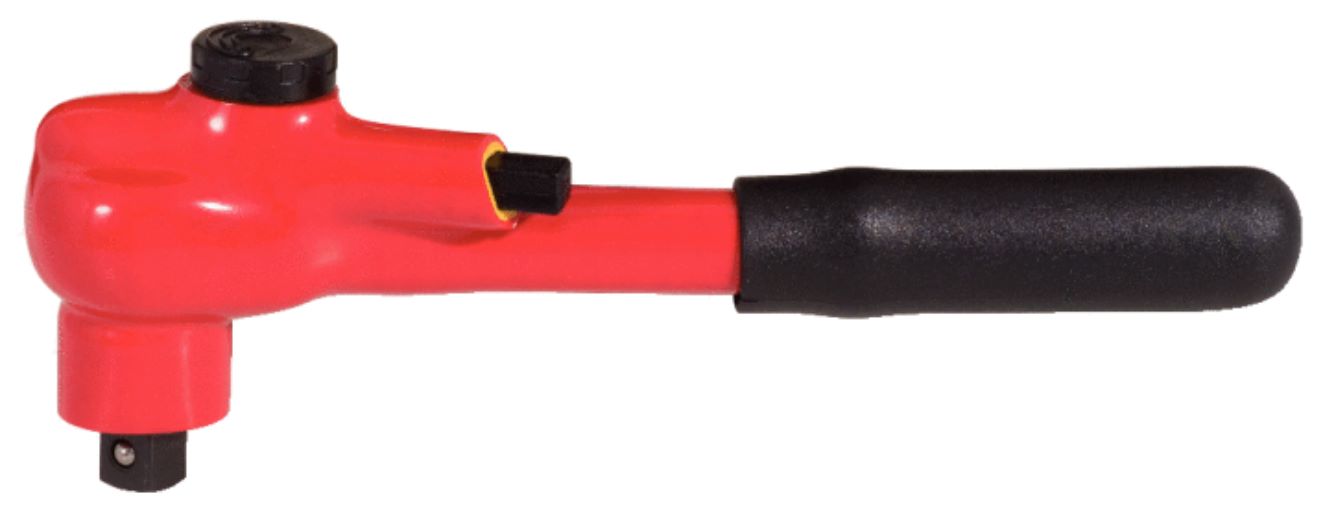 KS Tools 117.1200 1/2'' Umschaltknarre mit Schutzisolierung, 32 Zahn