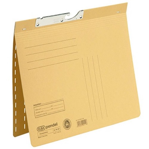 ELBA Pendelhefter 100560101 DIN A4 kfm. Heftung 230g Karton gelb