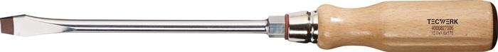 TECWERK 2000827006 Schraubendreher Schneiden-B.10mm Klingen-L.175mm Holzgr.Rundk