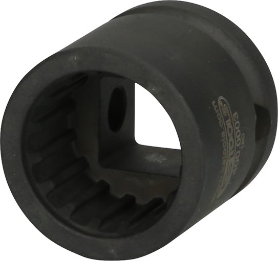 KS Tools 400.0003 1/2 Spezial Stecknuss mit Sonderprofil, phosphatiert, 30 mm