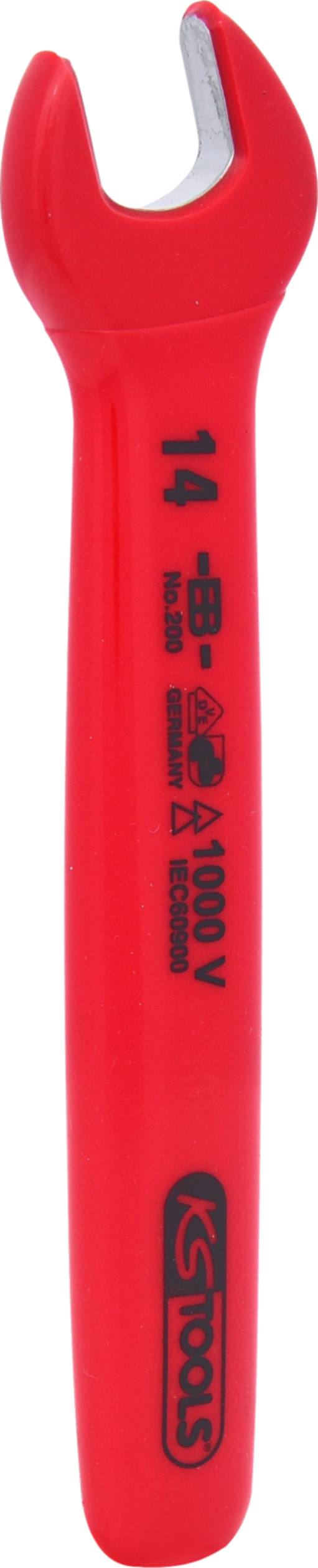KS Tools 117.1514 Maulschlüssel mit Schutzisolierung, 14mm