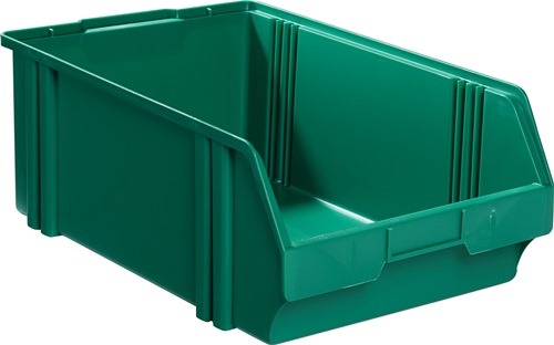 LA-KA-PE LK1 GRÜN Sichtlagerkasten  L460/425xB306xH183mm PS grün