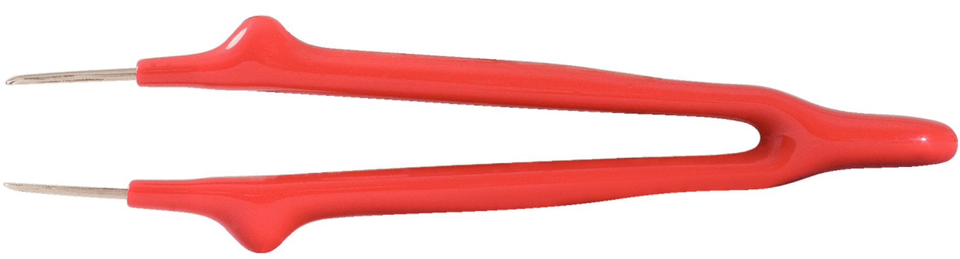 KS Tools 117.1629 Pinzette mit Schutzisolierung, gerade, 15,5mm