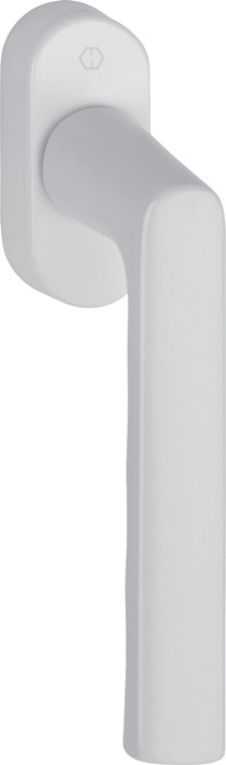 HOPPE 11950110 Fenstergriff Hamburg 0700L/U26 Aluminium 32-42 mm F9016 verkehrsw