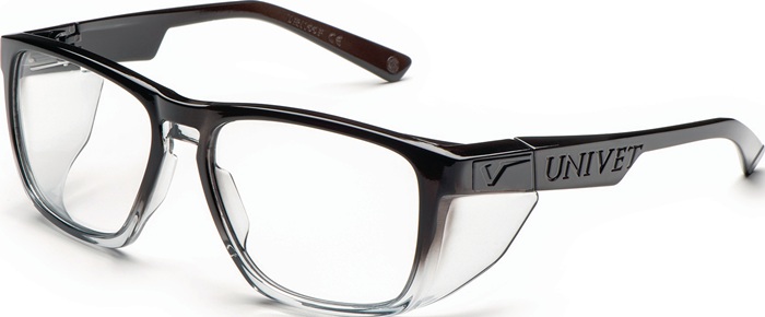 UNIVET 571P00598-200 Schutzbrille Diamond/After Dark EN 166 Scheibe klar +2 Poly