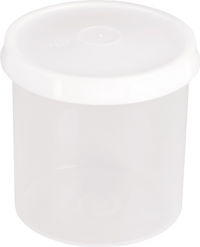 HÜNERSDORFF 915600 Dose  1000 ml mit Schraubdeckel rund natur H126xD125mm