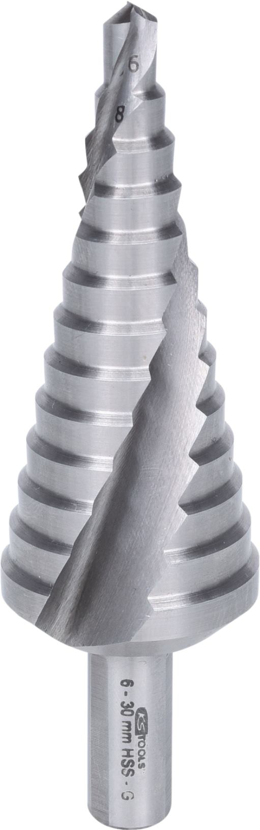 KS Tools 330.2304 HSS Stufenbohrer,Ø 6-30mm, 13 Stufen