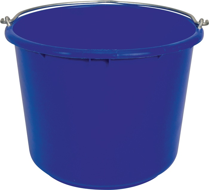 BERDAL EMM00120-2021 Baueimer GRIPLINE X 12 l schwer, verstärkt blau Kunststoff