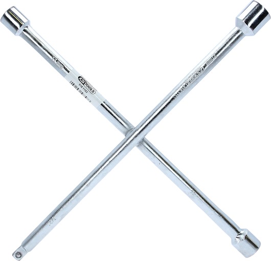 KS Tools 518.1153 Radkreuzschlüssel f.PKW,1/2''x17x19x21mm