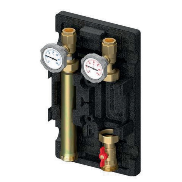 FLAMCO M66811EA Pumpengruppe EDITION 8 UK ungemischt, 1Zoll ohne Pumpe ungemisch