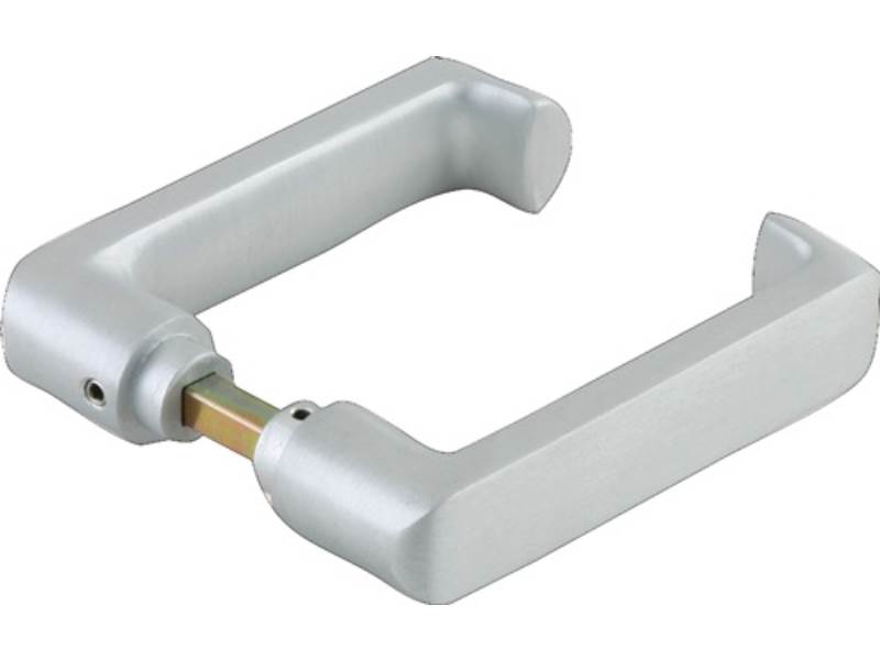 DORMA-GLAS 81031415799 Glastürdrückerpaar RONDO Leichtmetall niro eloxiert für D