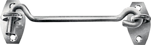VORMANN 000083120Z Sturmhaken  Länge 120 mm Stahl blau verzinkt mit Ösenplatte z