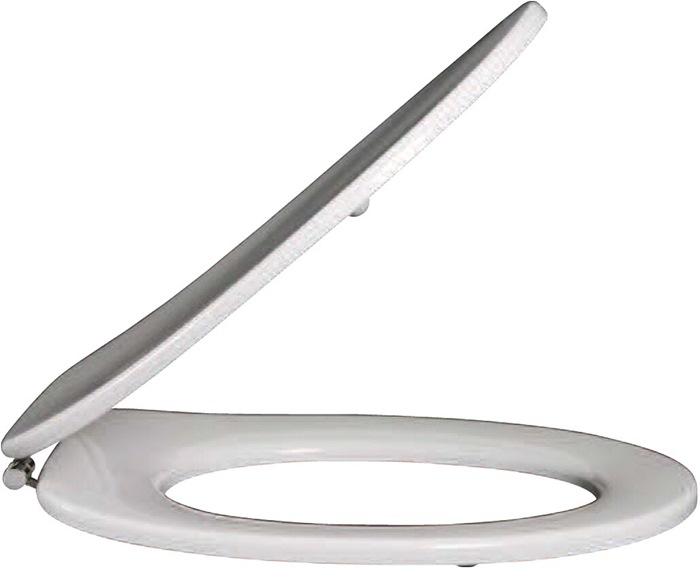 VILLEROY & BOCH 88236101 WC-Sitz O.novo Scharniere aus Edelstahl  weiß alpin