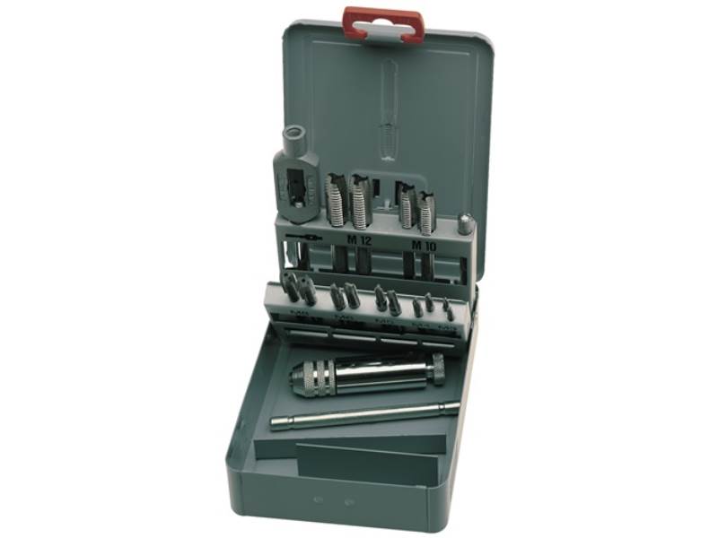 EXACT 20331 Gewindebohrer-Satz DIN 352 M3-M12 16 teilig HSS Metallkassette