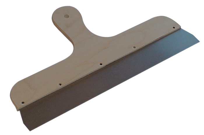PROMAT  Flächendekorspachtel  Breite 500 mm Holzgriff poliertes Stahlblatt