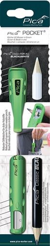 PICA 505/03 Köcher Pocket für Blei-/Markierstifte mit Spitzmesser mit 1 Markiers
