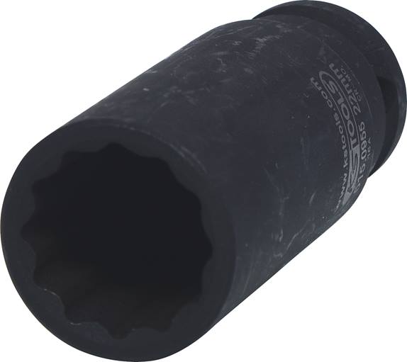 KS Tools 515.0955 1/2'' 12-kant-Kraft-Stecknuss, lang, 22 mm